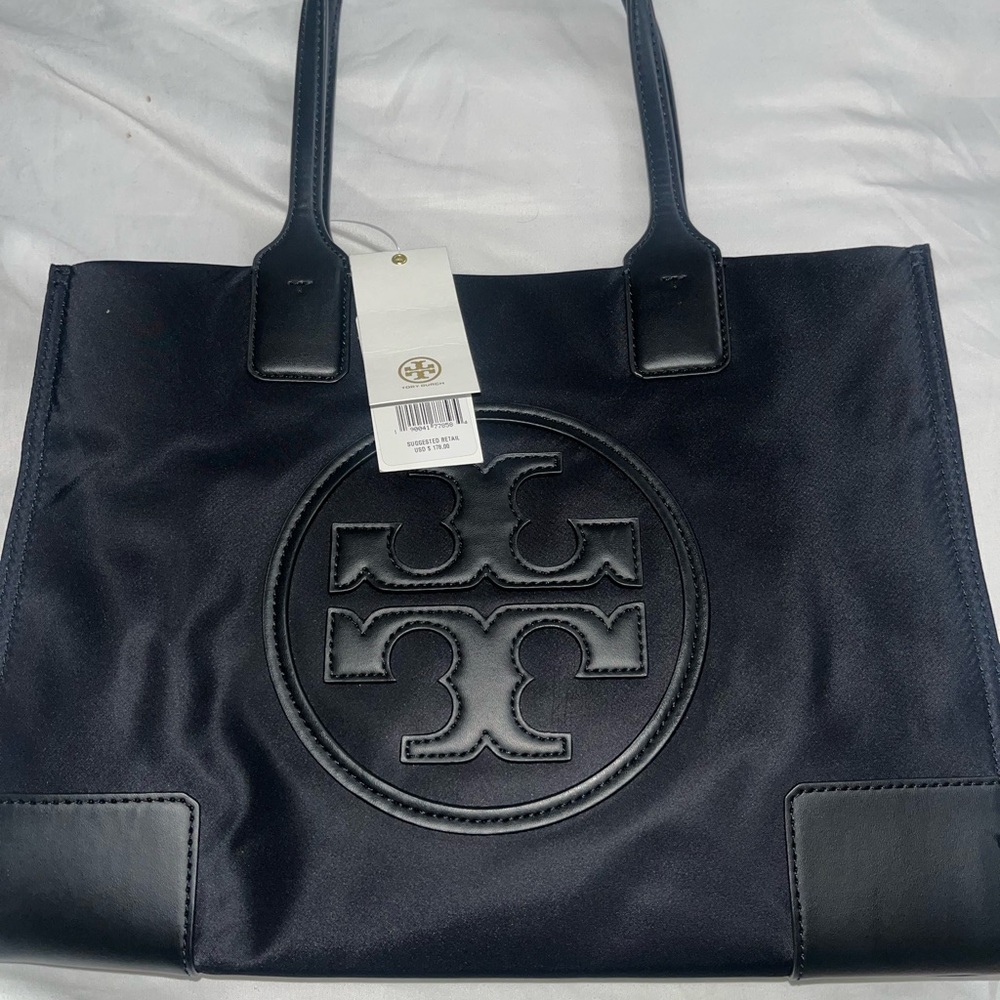 Tory Burch Mini Ella Nylon Tote with Logo